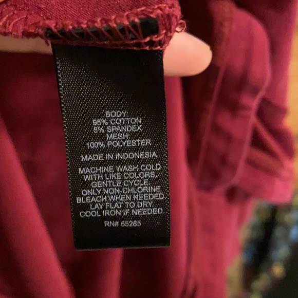 Deep red mini dress with some spicy transparent bits! - Picture 3 of 4